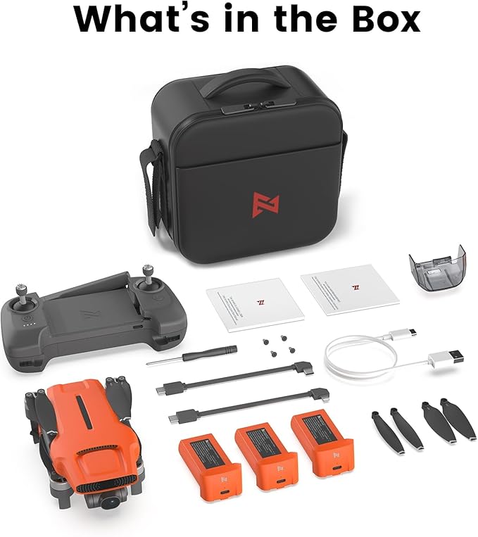 FIMI Mini 3 Drone with Camera for Adults 4K, Upgraded Imaging Module, 3-Axis Gimbal, 9KM HD Transmission, 4K/60fps 48MP Camera, AI Night Vision, Auto Return, Visual Tracking, 96min Flight