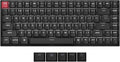 Keychron K2 QMK Wireless Mechanical Gaming Keyboard, 75% Layout with Super Banana Switch, White LED Backlight Rechargeable Wired Bluetooth Professional Office Keyboard for Mac/Windows, Version 3