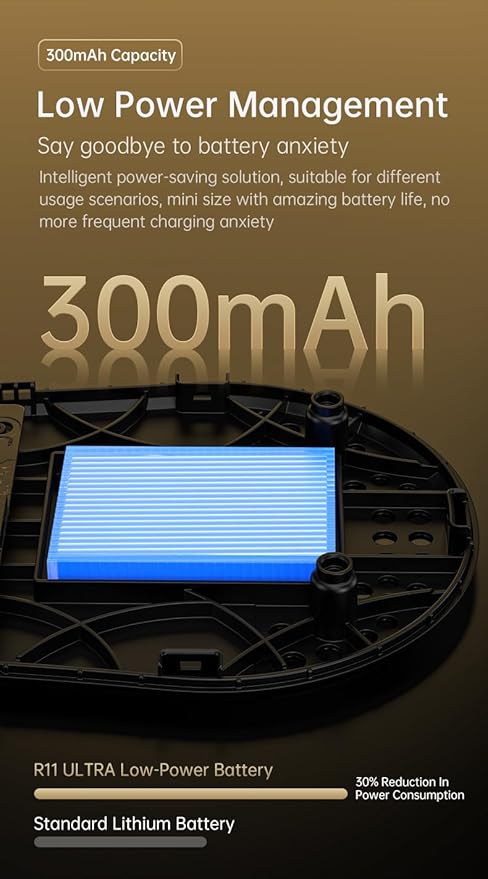 ATTACK SHARK R11 Ultra 8K Carbon Fiber Wireless Gaming Mouse with 42000 DPI-PAW3950 MAX Sensor-49g Lightweight,Nordic 52840 MCU Chip,Wired/BT/2.4Ghz Programmable,RGB Coiled Cable for PC(Black Wave)