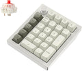 Keychron Q0 Max Wireless Custom Mechanical Numpad, 2.4 GHz/Bluetooth 5.1/Wired QMK Number Pad, RGB Hot-Swappable with Gateron Red Switch for Laptop Mac Windows Linux - White