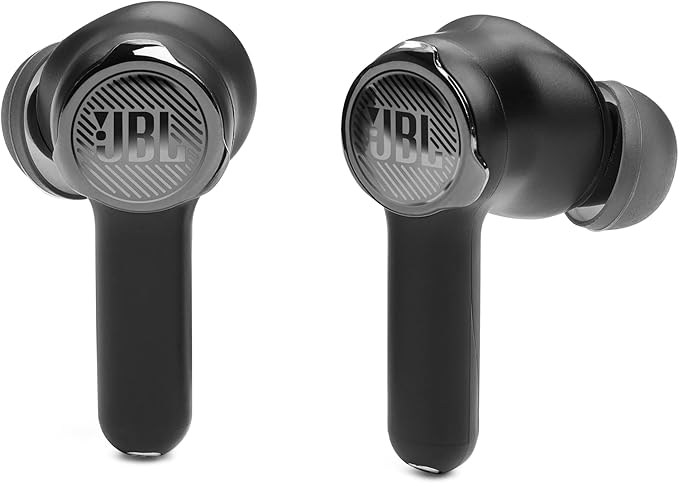 JBL Quantum TWS - True Wireless Noise Cancelling Gaming Earbuds, Fast Pair and JBL Dual Source, 6 beamforming mics, IPX4 Water Resistant, Up to 8hrs Playtime with 16hr of Backup in The case (Black)
