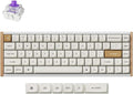 Keychron K6 HE Magnetic Keyboard, 65% Wireless Gaming Keyboard, 1000Hz 2.4GHz & Bluetooth, Adjustable Actuation & Rapid Trigger, Double-Shot PBT, Aluminum/Wood Frame, for Mac Windows