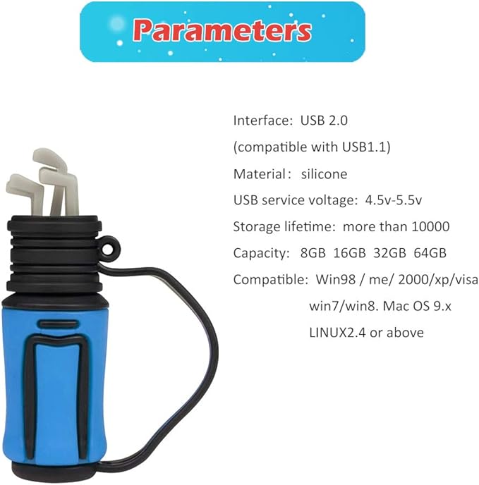 4x16GB Golf Club Bag Shape USB Flash Drive Computer Memory Stick USB 2.0 Golf Pendrive Picture Stick Data Storage Gift
