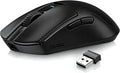 DAREU A950GM Wireless Gaming Mouse, 60g Lightweight, 26K DPI PAW3395 Optical Sensor, 2.4G/BT/Wired,Support 30-40min Fast Charge, 5 Programmable Buttons for PC/Laptop/Mac
