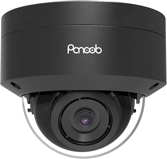 8MP PoE Vandal Dome Camera Outdoor Indoor with Mic, 4K H.265 IK10 Security IP Camera, Human Vehicle Detection, 100ft IR Night Vision, IP66 110° Wide Angle 2.8mm Lens, PD54BA3-8M (Not PTZ)