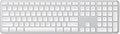 Satechi Slim EX3 Wireless Keyboard, Full-Size Keyboard w/Numpad, Multi-Device Bluetooth, 2.4GHz Connection for macOS, Windows, Android, Instant OS Key Remap,USB-C Rechargeable Battery, Silver