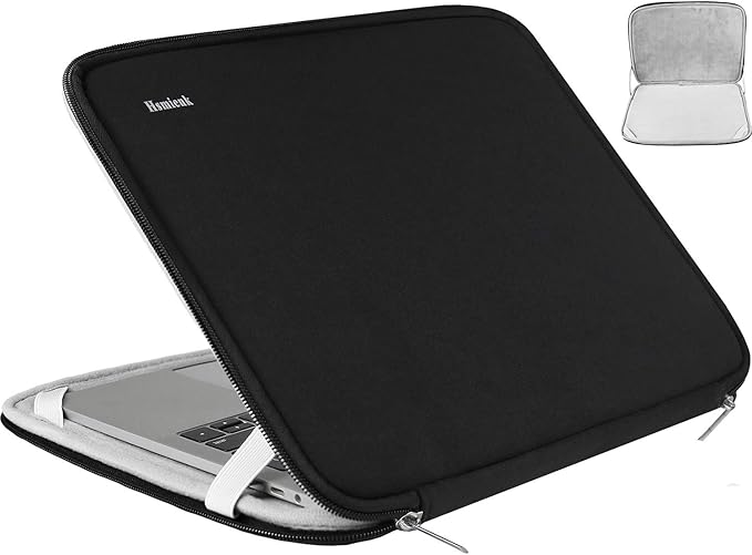 Laptop Case Sleeve 13.3 inch, Protective Computer Cover Sleeve Tablet Briefcase Carrying Bag Compatible with MacBook Air/MacBook Pro, HP, ASUS, Acer, Lenovo, Notebook, Computer, Black