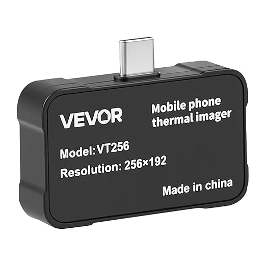 2025 Upgraded Thermal Imaging Camera for Android & iOS, 512 x 384 Super Resolution with Macro Lens, 25HZ, Professional Grade Infrared Thermal Camera for Industrial, Home, PCB Detection