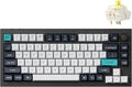 Keychron Q1 Max RGB QMK/VIA Custom Mechanical Keyboard, Hot-Swappable Full Metal Programmable Knob with Gateron Jupiter Banana Switch, 2.4 GHz/Bluetooth/Wired Gaming Keyboard for Mac Windows Linux