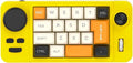 19-Key mini Mechanical Office/Gaming Keypad, Hot-Swappable Keys, Macro Programmable, RGB Backlit, Type-C Wired, With rollers, joystick, and dial for PC/window/Laptop and desktop computer (Yellow)