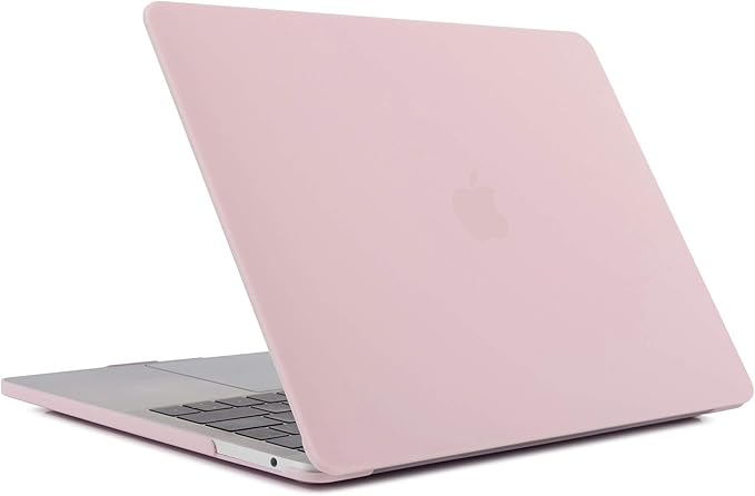 Se7enline Compatible with MacBook Pro 2024/2023/2022/2021/2020 Case 13 inch Hard Shell Cover for Mac Pro 13-inch M1/M2 A2338/A2251/A2289 with Touch Bar Touch IDd&Keyboard Protective Skin,Rose Quartz