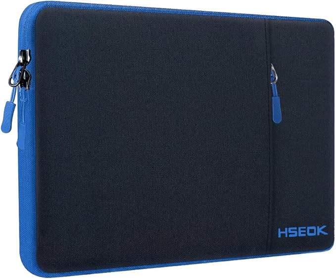 Hseok Laptop Case 13 Inch Sleeve Compatible with MacBook Neo 13, MacBook Air Pro 13 M5/M4/M3/M2/M1, iPad Pro Air 12.9" 13", XPS 13, Protective Computer Bag with Side Pocket & Dual Zippers,B02K03