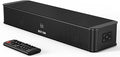 BESTISAN 2.1ch Sound Bar with Built-in Subwoofer, 100W Peak Power, HDMI ARC/Opt/AUX/USB/Bluetooth 5.3, 3 EQ Modes & Volume Boost, 16.5" All-in-One for TV/PC/Gaming/Projector