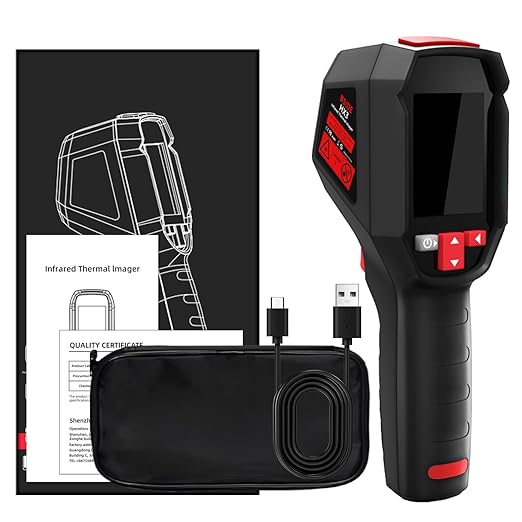 BSIDE Thermal Camera, 240x240 Resolution with 15 Thermal Palettes, Handheld Infrared Imaging IR Camera with Full-Viewing Color LCD, for Home Inspection Car HVAC DIY Heat Pump Circuit Break, -4℉~1022℉