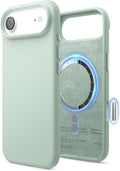 elago for iPhone Air Case, Premium Magnetic Silicone Case, Compatible with MagSafe, Liquid Silicone Material, Protective Cover, Shockproof, Slim Phone, 6.5 inch (Mint)