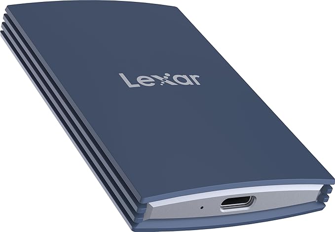 Lexar 8TB Armor 700 Portable SSD, Up to 2000MB/s, USB 3.2 Gen 2x2, Rugged, IP66 Water & Dust Resistance, Compatible w/iPhone 15, Cameras, Gaming Consoles, External SSD, Dark Blue (LAR700X008T-RNLNU)