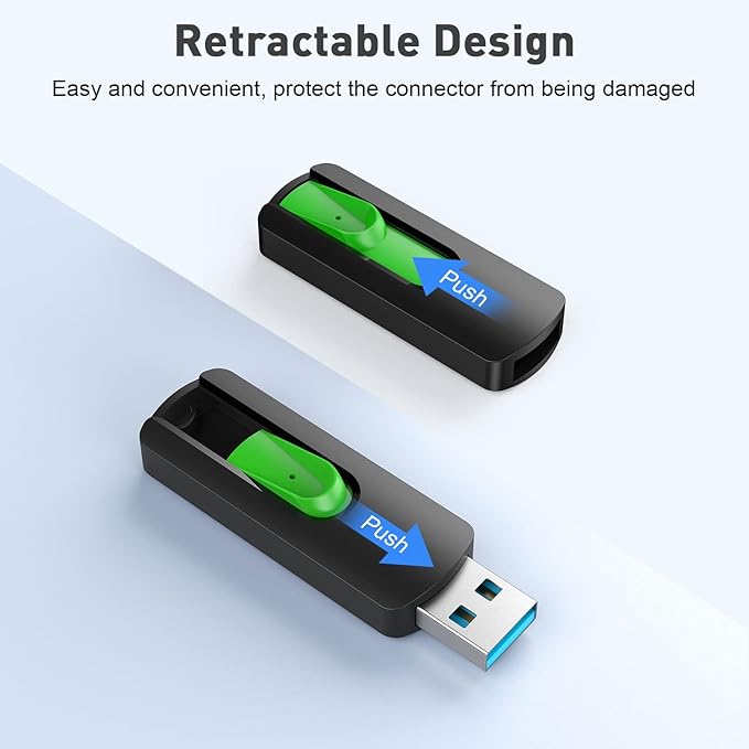 RAOYI 5 Pack 64GB USB 3.0 Flash Drive, High Speed Memory Stick Thumb Drives Jump Drive Pen Drive for PC Laptop Desktop- 64G Multipack