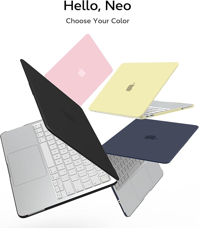 B BELK for MacBook Neo Case 13 inch 2026 (A18 Pro, Model A3404), Slim Matte Hard Shell Case with Keyboard Cover & Screen Protector, 1:1 Precision Fit Protective Laptop Cover for Mac Neo 13 inch, Black