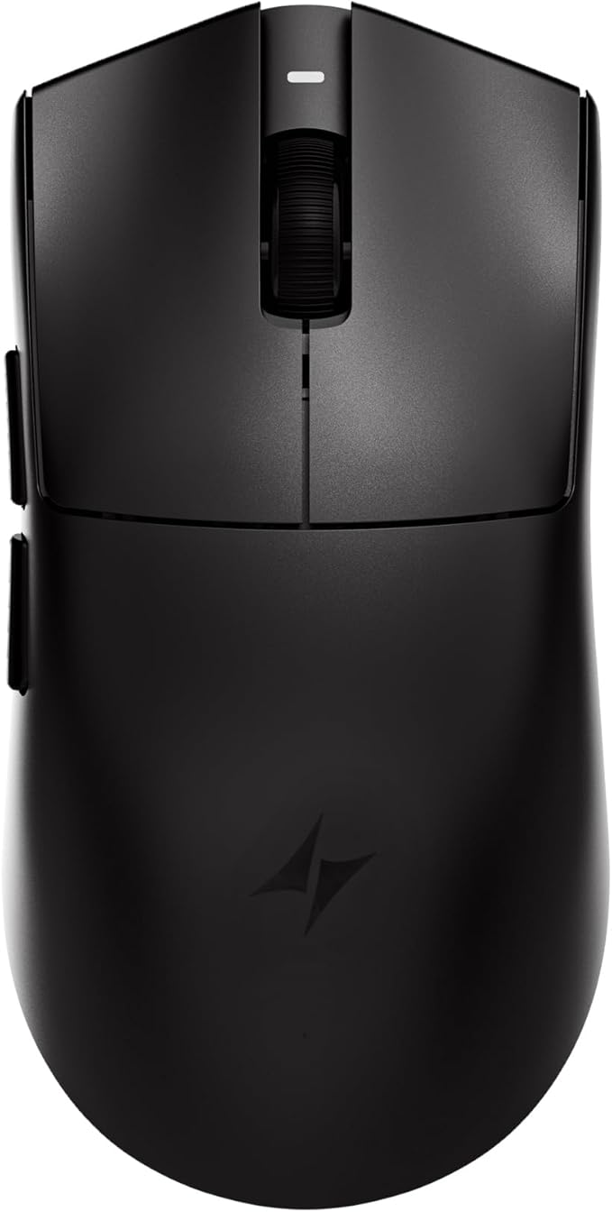 ATK Blazing Sky X1 V2 Wireless Gaming Mouse, 55g Lightweight, PAW3395Ultra Sensor, Nordic 54L15 MCU, Mechanical Switches, New Nano 8K Dongle, Tri-Mode 2.4G/Bluetooth/Wired (Ultra Max, Black)