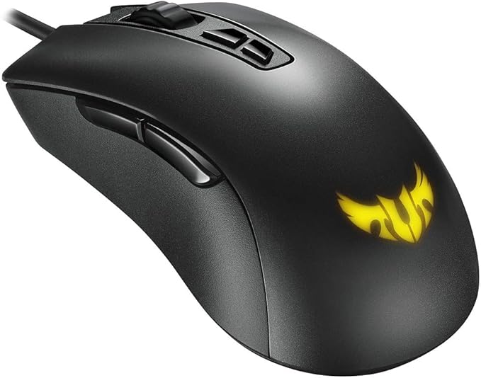 ASUS TUF Gaming M3 Ergonomic Wired RGB Gaming Mouse with 7000-dpi Sensor, Lightweight Build, Durable Coating, Heavy-Duty switches, Seven programmable Buttons and Aura Sync