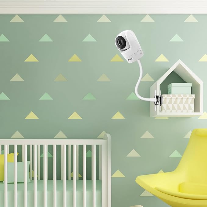 Flexible Baby Monitor Mount Compatible with Vtech VM819/VM901/VM919/VM924/VM320/VM350/VM352/VM546/VM818/VM923/VM5764,Baby Monitor Clip Mount Without Tools or Wall Damage