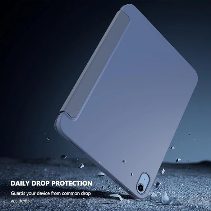 Case for iPad Air 13 Inch M3 2025 & M2 2024, Slim, Lightweight & Durable Trifold Stand Protective Cover, Support Auto Wake/Sleep, Blue