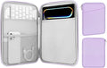 MoKo 9-11 Inch Tablet Sleeve Case, Fits New 11inch iPad Air M4/Pro M5, iPad A16 11", i-Pad 10/9/8/7th/Air 5/4th 10.9"/10.2", Tab S9/S8 11", Protective Bag Carrying Case with Pocket, Lilac