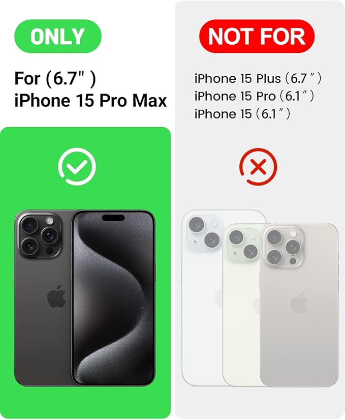 OTOFLY for iPhone 15 Pro Max Case [Compatible with MagSafe] Full-Body Silicone Shockproof Slim Thin Phone Case for iPhone 15 Pro Max 6.7 inch (Light Blue)