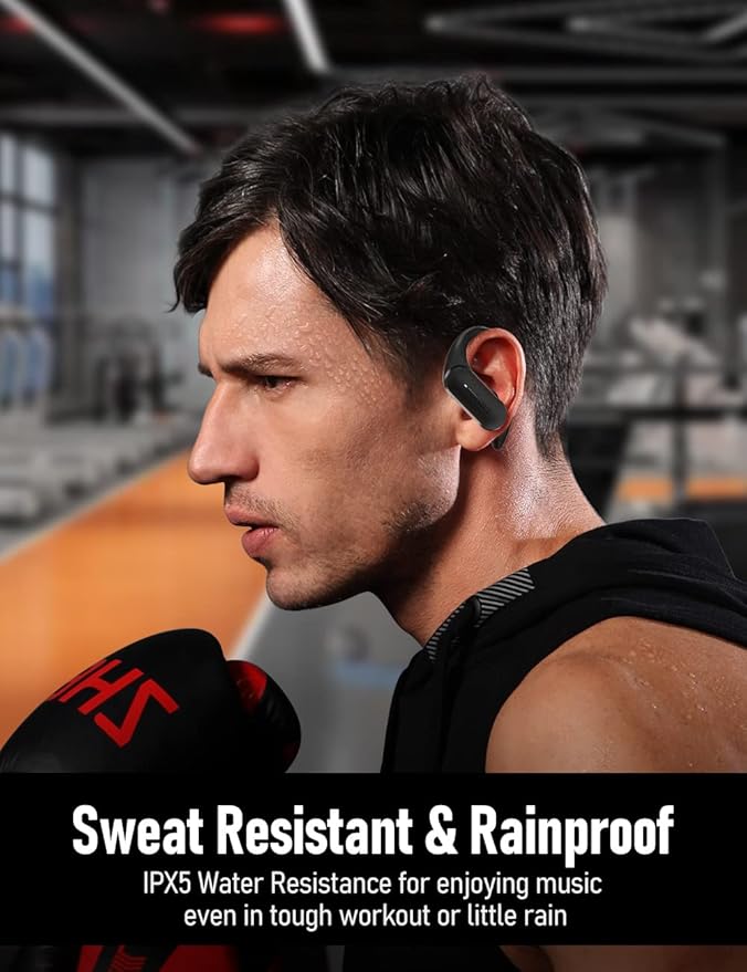 Audiovance Speed 301 Wireless Earbuds Bluetooth Headphones for Workout Running Sports, Secure & Comfort Fit Ear Buds for iPhone and Android (SP301)
