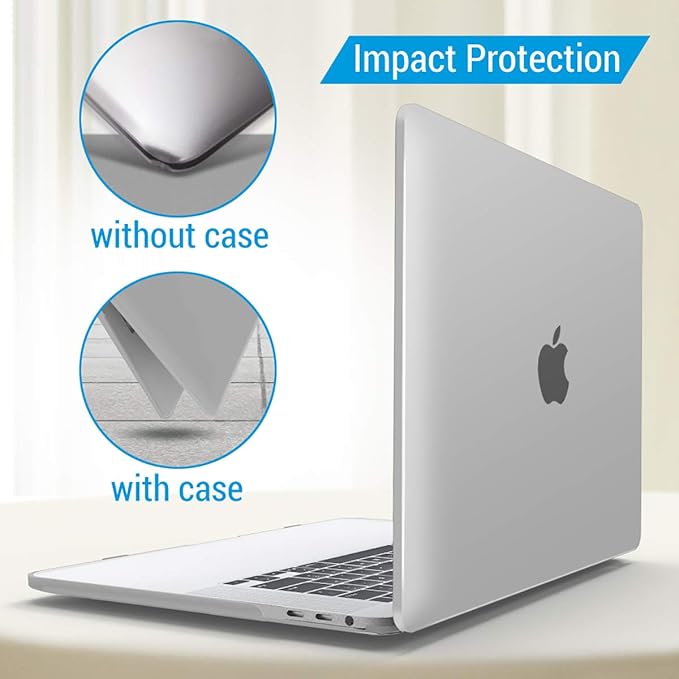 IBENZER Compatible with MacBook Pro 16 Inch Case A2141 Release 2020 2019, Hard Shell Case with Keyboard Cover & Type C Adapter for Old Version Mac Pro 16’’, Clear, T16CL+1TC