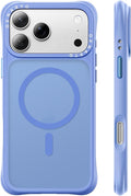 ORNARTO Magnetic for iPhone 17 Pro Max Case, 20FT Military-Grade Drop Protection, Compatible with MagSafe, Slim Shockproof Translucent Matte Phone Case for iPhone 17 Pro Max 6.9", Sea Blue