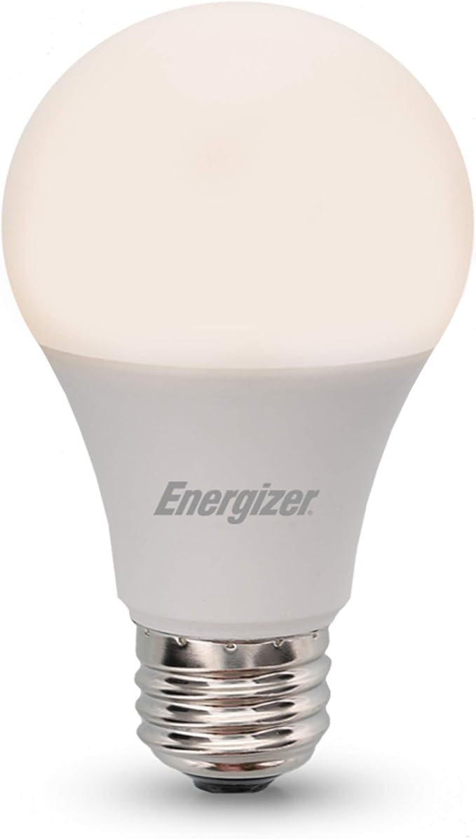 XTREME Energizer Smart Wi-Fi LED Light Bulb, Warm White, 60W, 800 Lumens, Compatible with Alexa, Google Assistant and Siri, Control from Anywhere with App, Custom Schedules, 2-Pack