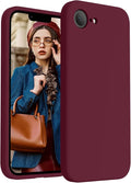 FireNova Magnetic for iPhone 17e Case/iPhone 16e Case, Compatible with MagSafe, [Silicone Camera Protection] Microfiber Lining Phone Case, 6.1", Plum