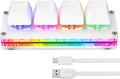 aikeec White Mini 4-Key Keypad Mechanical Gaming Keyboard, Self Programming,OSU Hot Swap Game Keyboards with 1.5m USB-C Data Cable（Upgrade Cherry Shaft &RGB LED）