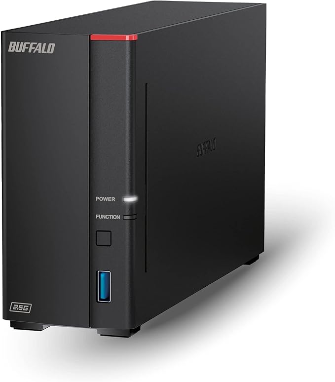 BUFFALO LinkStation 710 2TB 1-Bay NAS Network Attached Storage with HDD Hard Drives Included NAS Storage that Works as Home Cloud or Network Storage Device for Home