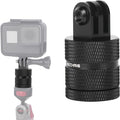 Aluminum Camera Mount,360 Degree Rotation 1/4 inch 20 Tripod Mount Adapter Compatible with GoPro,AKASO,Insta360,DJI Action 5 Pro & More Action Cameras