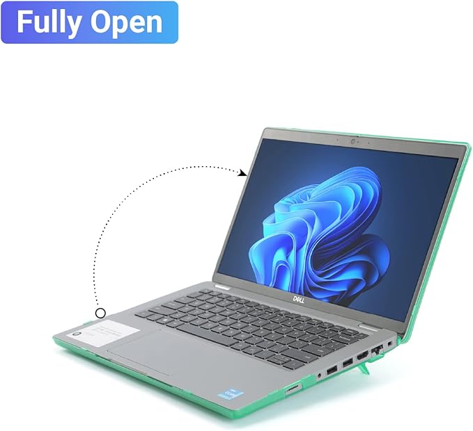 mCover Case Only Compatible for 2021 ～ 2023 14-inch Dell Latitude 5420 5430 Windows Notebook PC (NOT Fitting Any Other Dell Models) - Green