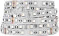 BTF-LIGHTING RGBW LED Strip Lights,UL Listed,5050 4 Colors in 1 RGB + 2700K-3000K Warm White,24V DC,16.4ft/5m 60LEDs/m 12mm White PCB, IP30 for Home Decoration(No Adapter or Controller)