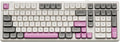 GK GAMAKAY TK101 98% Mechanical Keyboard with Number Pad, Hot Swappable, Pre-lubed Linear Switches, Tri-Mode Bluetooth/2.4GHz/USB-C 101 Keys RGB Backlit Gaming Keyboard (White&Gray, Saturn Swicth)
