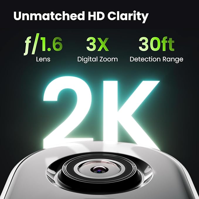 Kiwibit Solar Security Cameras Wireless Outdoor, 2K Magnetic Installation Battery Powered Camera with Smart AI PIR Motion Detection, Color Night Vision, Waterproof for Indoor & Outdoor
