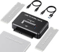 M2 NVMe SATA SSD Enclosure Hard Drive Reader USB 3.2 Gen 2 10Gbps External SSD Reader for 2.5" HDD SSD M.2 NVMe SATA (M Key&M+B Key),Support Sizes 2230 2242 2260 2280 22110