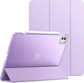 JETech Case for iPad Pro 13-Inch M4 (2024), Slim Stand Hard Back Shell Smart Cover with Auto Wake/Sleep (Purple)