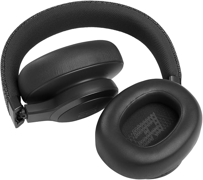 JBL Live 660NC - Wireless Overear Noise Cancelling Headphones, Signature Sound, Voice Assist, Up to 50Hrs of Battery with Speed Charging, Comfort-fit Fabric Headband & Carrying Pouch, (Pack of 2)