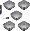 HP 180W G6 Thunderbolt 4 Ultra Dock Port Replicator Bundle w/DKZ Hub 9X481UT#ABA (Universal Thunderbolt/USB-C Docking Station, Data Transfers to Any Brand Laptop, Single Cable for Charging) 5 Pack