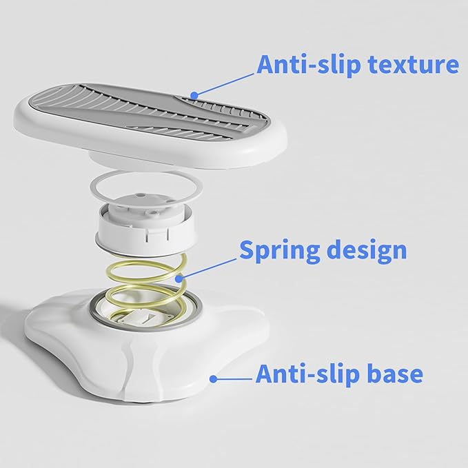 Foot Rest for Under Desk at Work ，Ergonomic Foot Stool Under Office Desk - Rocking for Fidgeters，Effectively Relaxes The Leg Muscles，2 Pieces Grey
