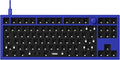 Keychron Q3 TKL Layout Hot-Swappable Wired Custom Mechanical Keyboard Full Aluminum Knob Barebone Version, QMK/VIA Programmable Macro, Double-Gasket DIY Kit Compatible with Mac Windows Linux-Blue