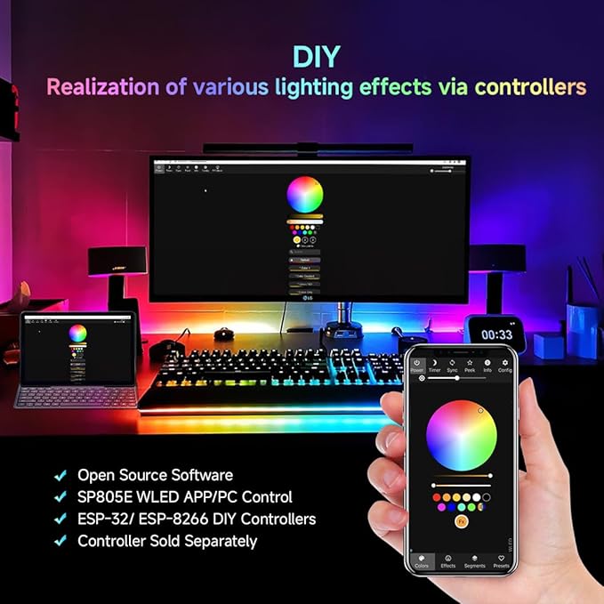 BTF-LIGHTING 5050 RGBW RGB+Warm White(2700K-3000K) 4 Colors in 1 LED 5m 16.4ft 96LED/m DC24V Multi-Colored LED Tape Lights IP67 Waterproof White 14mm PCB for Home Decoration(No Adapter or Controller)