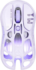 GravaStar Mercury M1 Pro Gaming Mouse, Lightweight Magnesium Alloy, 26,000 DPI, PAW3395DM Sensor, 5 Programmable Buttons, Support Wired/2.4GHz/BT, Up to 200 Hours Battery Life (Lavender Purple)