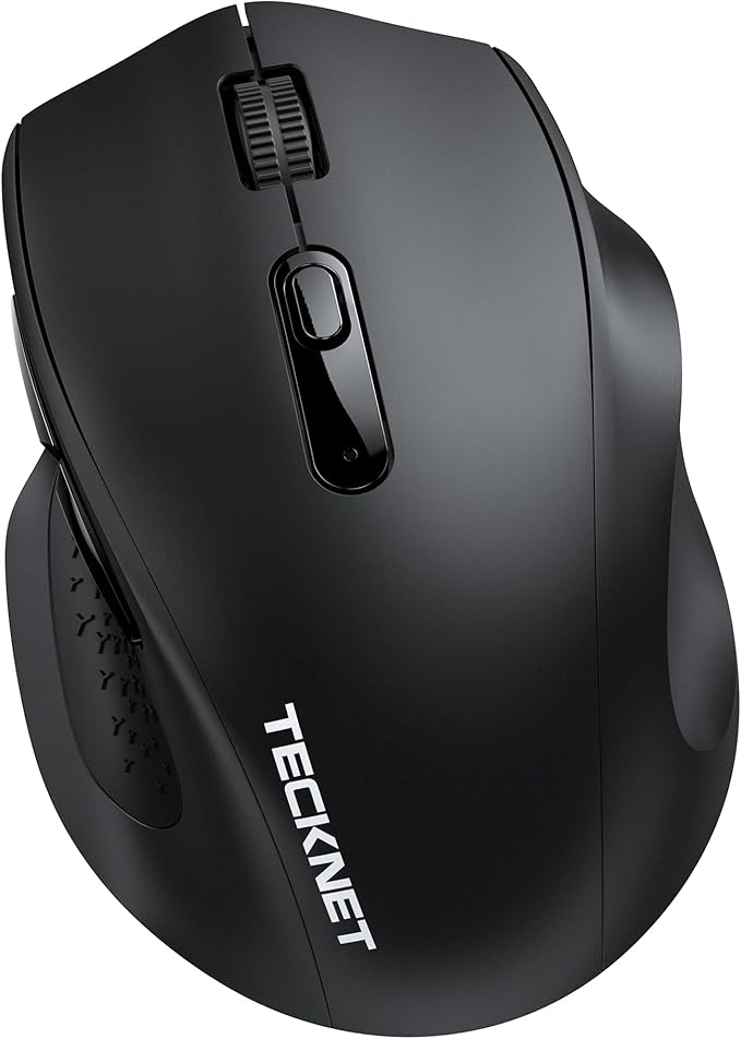 TECKNET Wireless Mouse for Laptop, Silent Mouse Quiet Click, Computer Mice Wireless, 6 Adjustable 4000 DPI Computer Mice