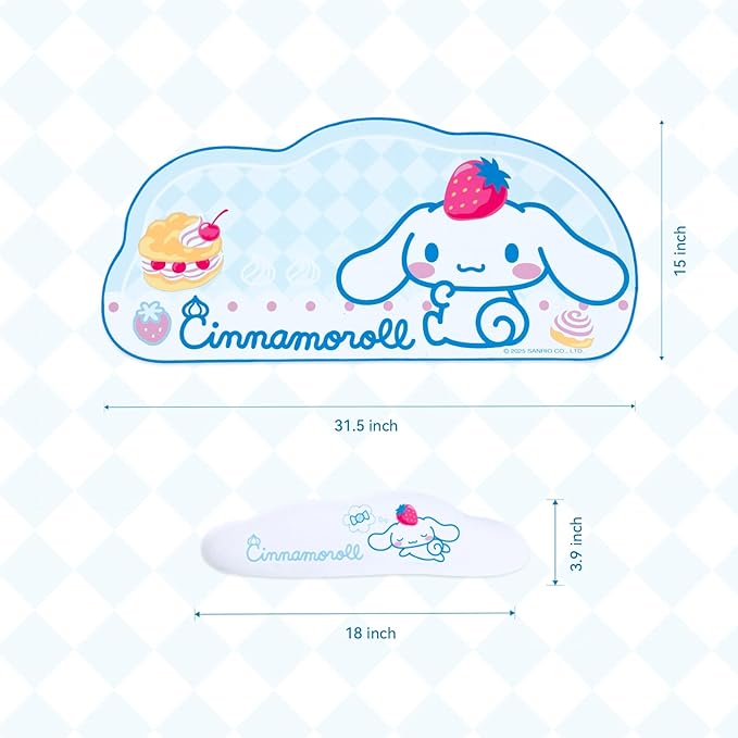 Kuitmor Anime Dog Mouse Pad Wrist Rest Support Set, Non-Slip Desk Mat and Memory Foam Cloud Wrist Rest for Keyboard and Mouse, Perfect for Gaming or Home Office Work - DEG